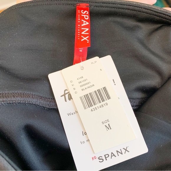 Spanx Faux Leather Legging Medium Black - Picture 10 of 14